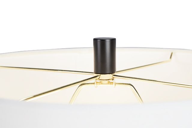 Miva Black Ceramic Table Lamp