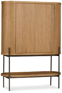 Gables Light Tone Bar Cabinet