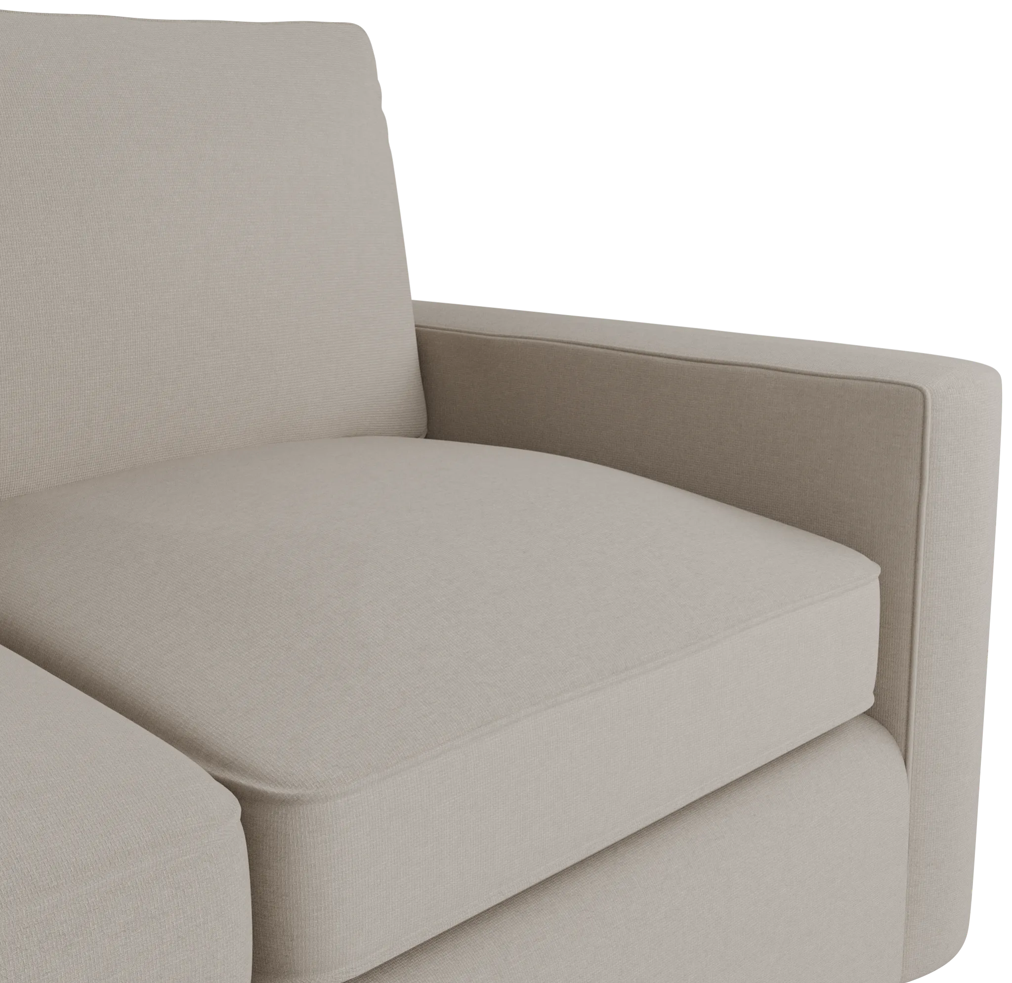 Siesta Suave Beige Fabric Loveseat