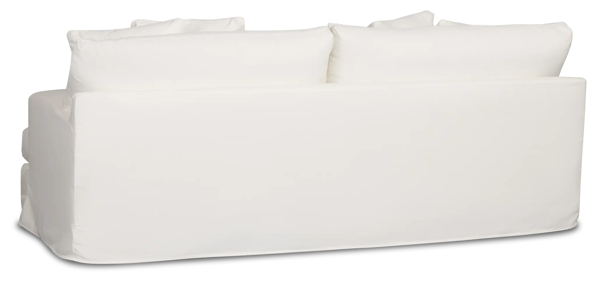 Marren White Fabric Sofa Marren White Fabric Sofa