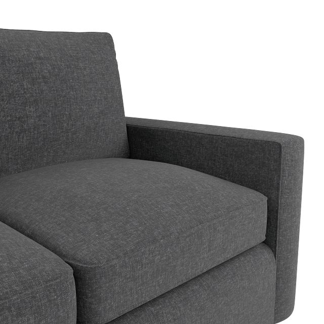 Siesta Delray Dark Gray Fabric Cooling Memory Foam Sleeper