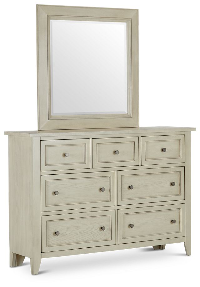Dawson Ivory Dresser & Mirror (4)
