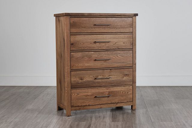 Salt Lake Mid Tone 5-drawer Chest