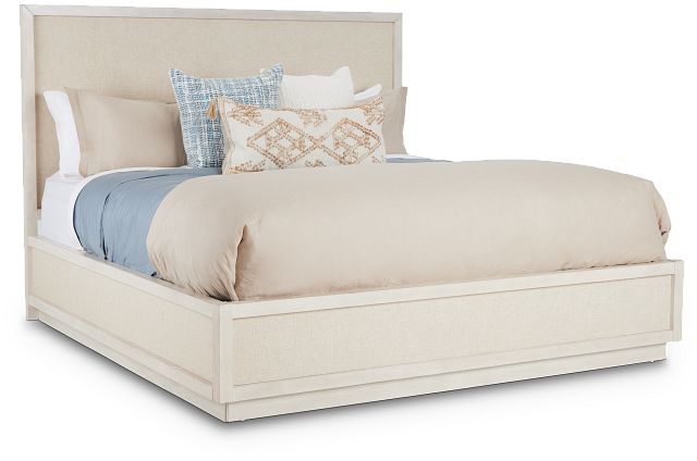 Marseilles Light Tone Panel Bed