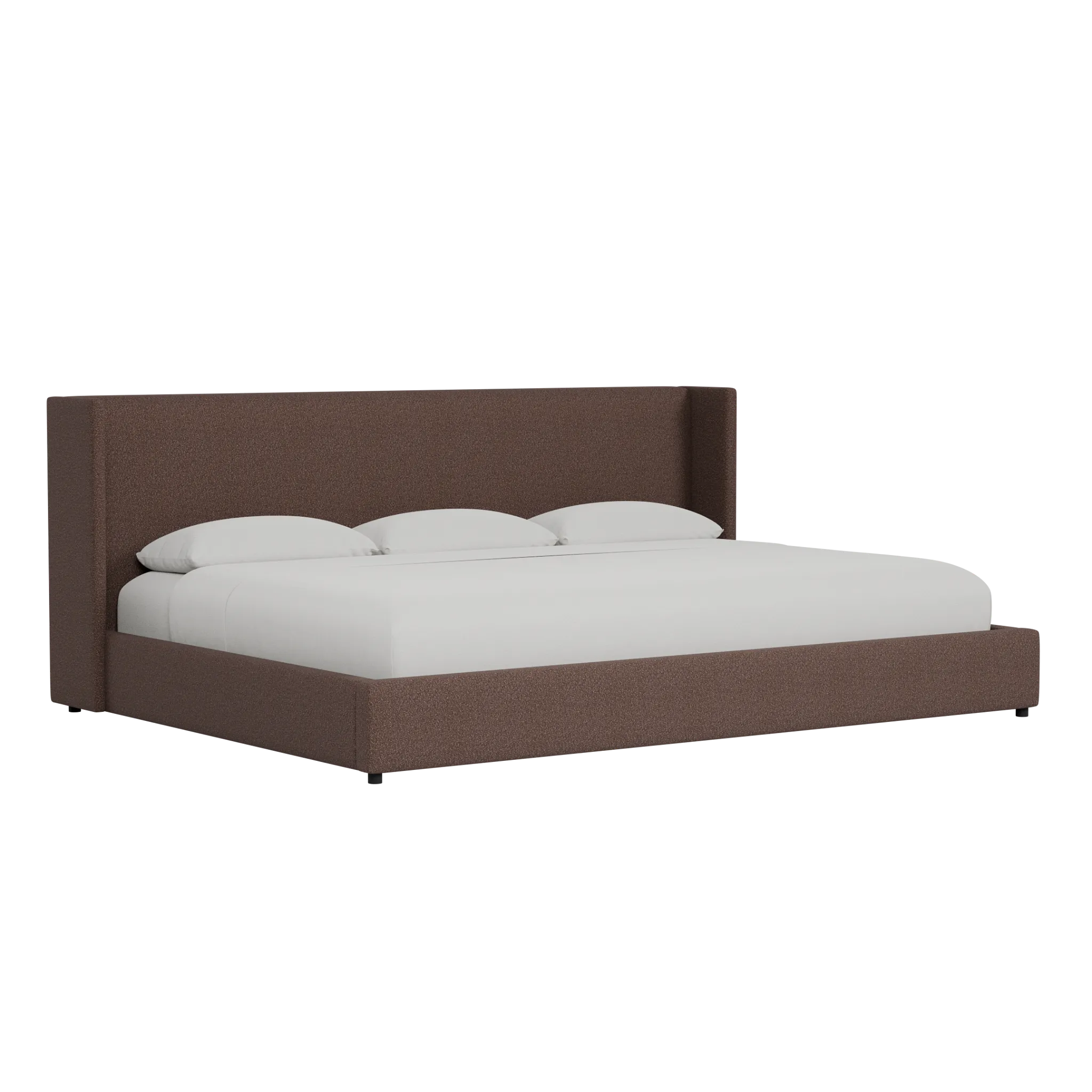 Captiva Elite Dark Brown 48" Upholstered Shelter Bed