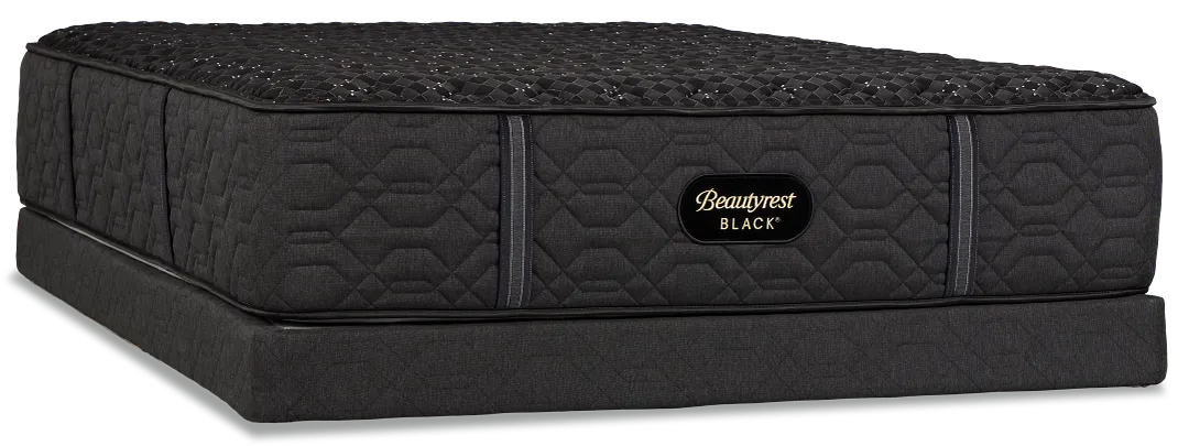 Beautyrest Black Series Three Extra Firm Low-profile Mattress Set