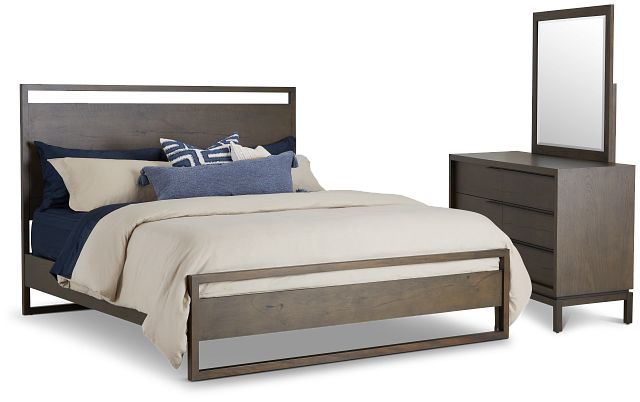 Prague Dark Tone Panel Bedroom