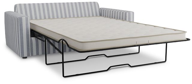 Siesta Sea Lane Dark Blue Fabric Innerspring Sleeper