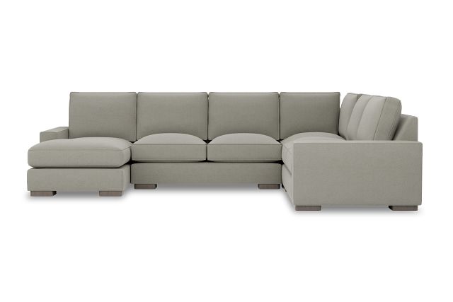 Edgewater Elite Gray Medium Left Chaise Sectional