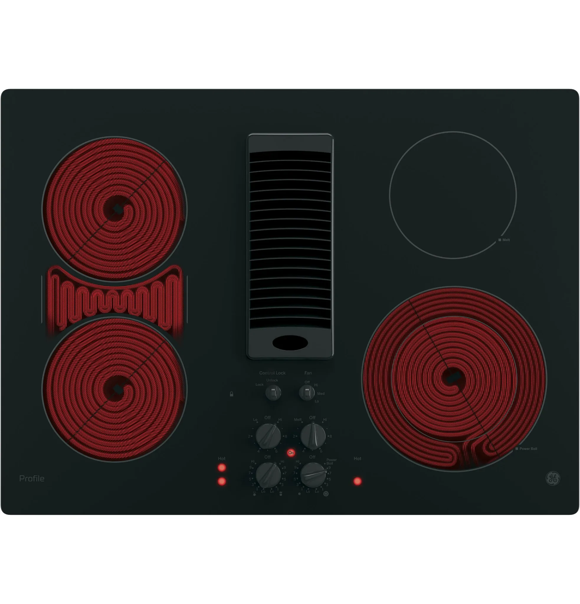 Ge Profile 9830 Series Black 30" Electric Cook Top