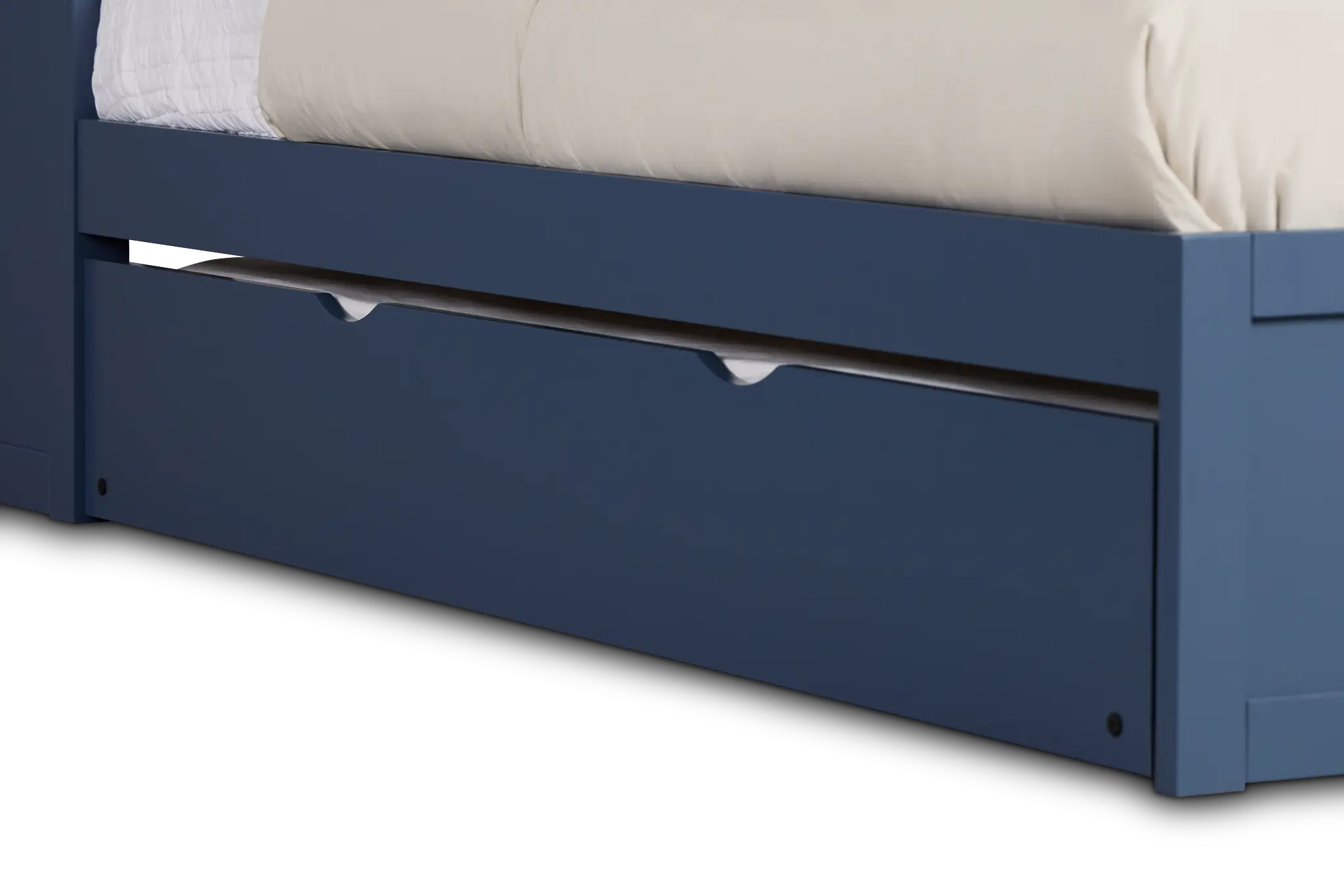 Charleston Dark Blue Corner Bookcase Bed With Trundle Charleston Dark Blue Corner Bookcase Bed With Trundle