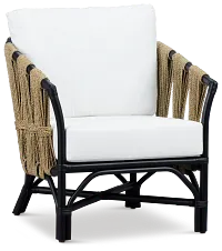 Curta Black Accent Chair