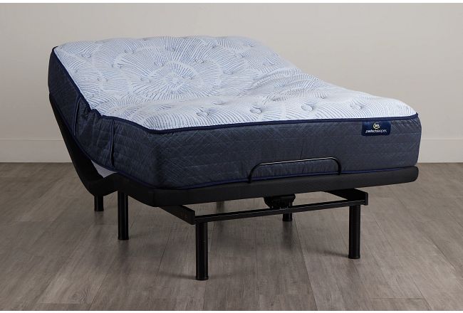 Serta Perfect Sleeper Blue Lagoon Nights Plush Plus Adjustable Mattress Set