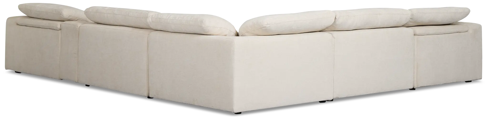 Drift Light Beige Fabric Medium Dual Power 2-arm Reclining Sectional Drift Light Beige Fabric Medium Dual Power 2-arm Reclining Sectional