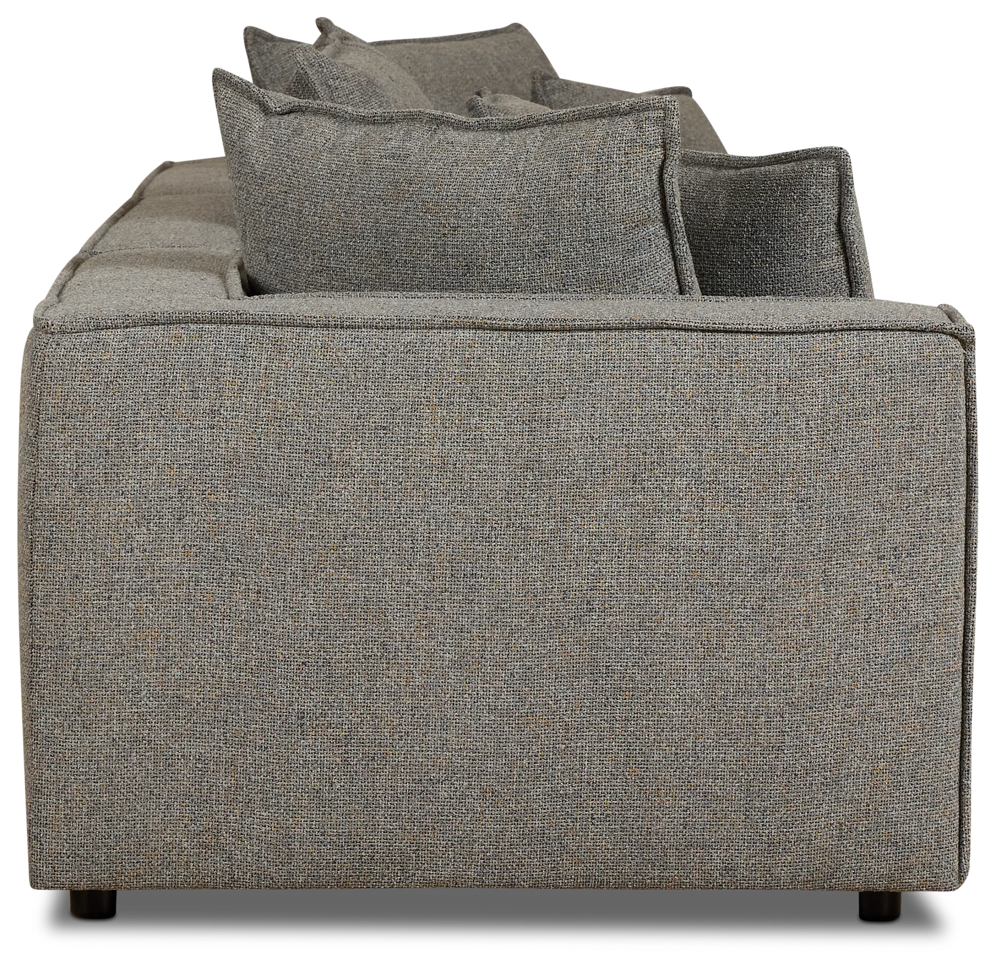 Tatum Gray Fabric 3-piece Modular Sofa