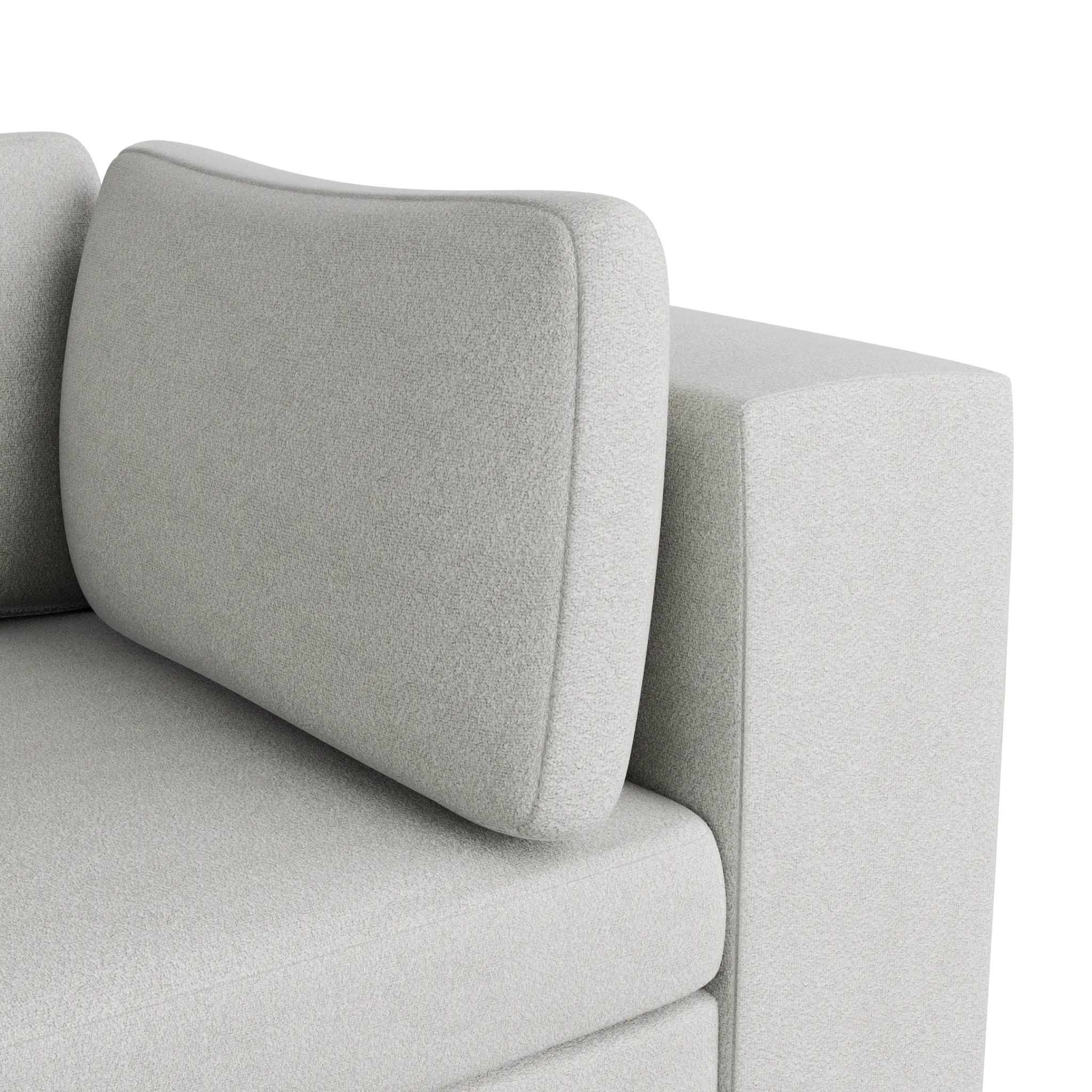 Destin Sutton Gray Fabric 2 Piece Modular Sofa Destin Sutton Gray Fabric 2 Piece Modular Sofa