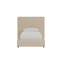 Grayton Elite Taupe 54" Upholstered Platform Bed