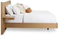 Haven Light Tone Spread Bed W/ Two Nightstands