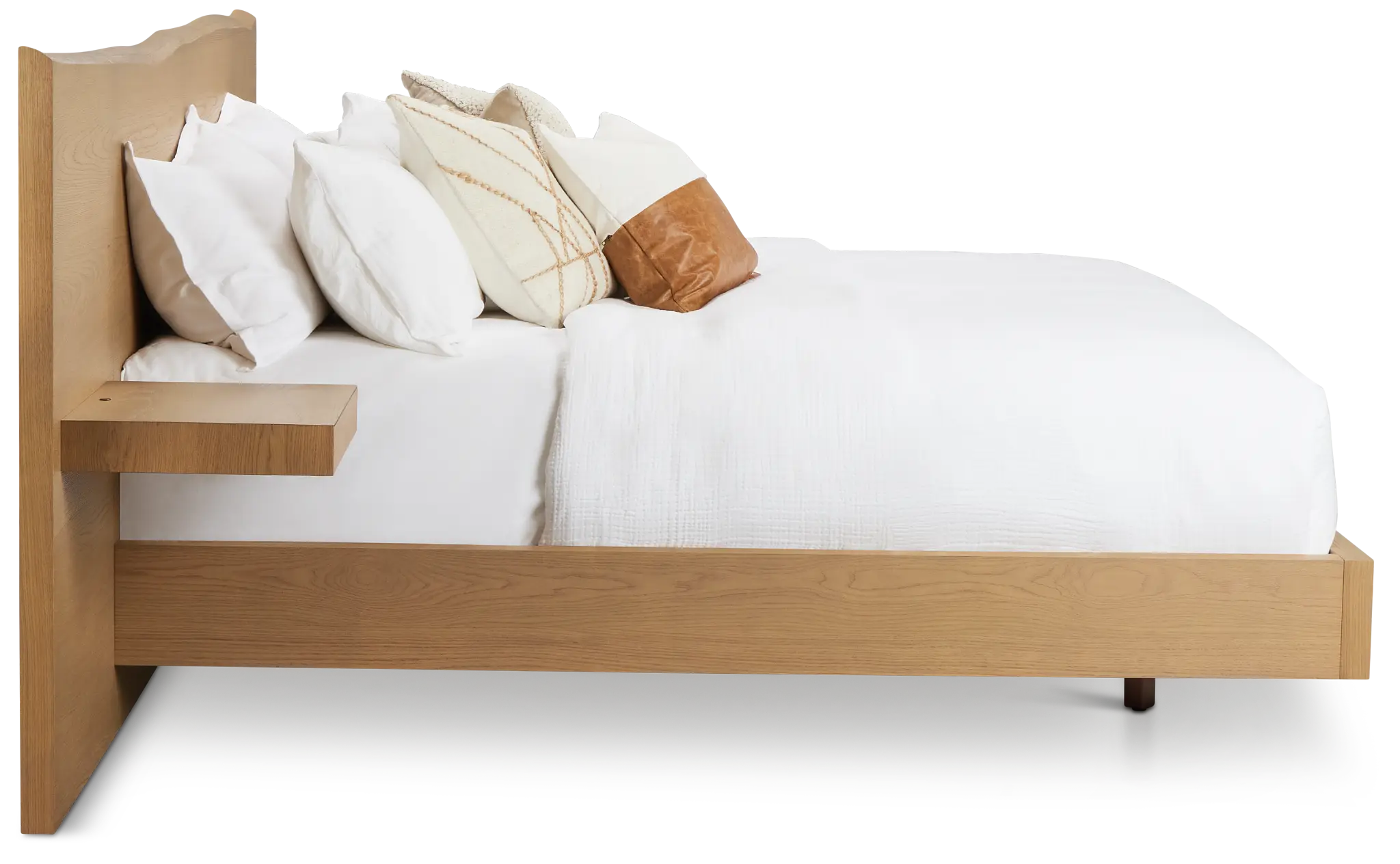 Haven Light Tone Spread Bed W/ Two Nightstands Haven Light Tone Spread Bed W/ Two Nightstands