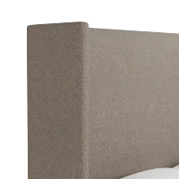 Captiva Elite Brown 60" Upholstered Shelter Bed