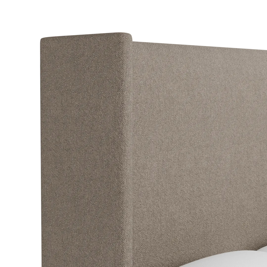 Captiva Elite Brown 60" Upholstered Shelter Bed