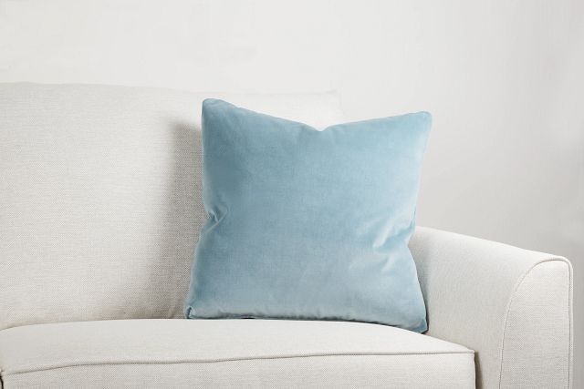 Lauran Light Blue 20" Accent Pillow