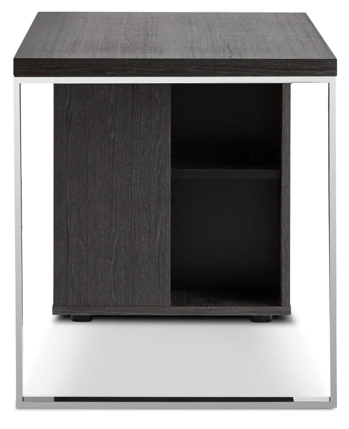 Vancouver Dark Gray Storage Desk Vancouver Dark Gray Storage Desk