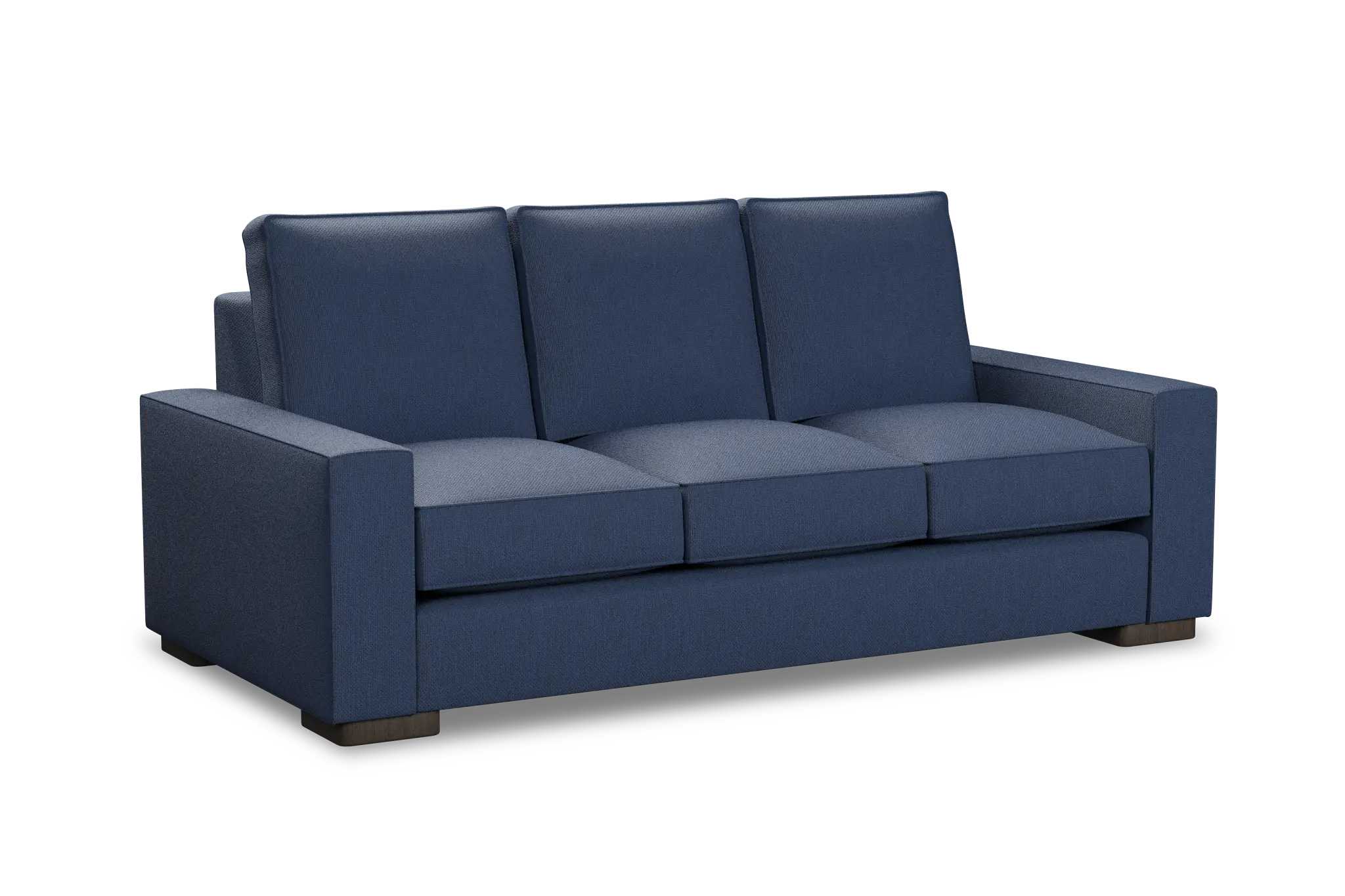 Edgewater Revenue Dark Blue 84" Sofa W/ 3 Cushions Edgewater Revenue Dark Blue 84" Sofa W/ 3 Cushions