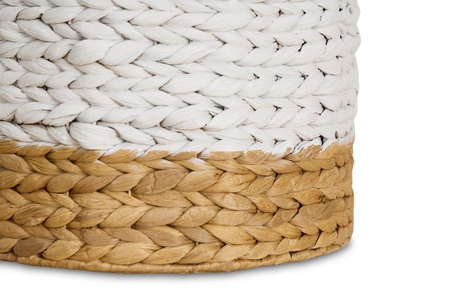 Cassie Set Of 3 White Basket
