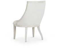 Boca Grande Light Tone Curved Upholstered Side Chair