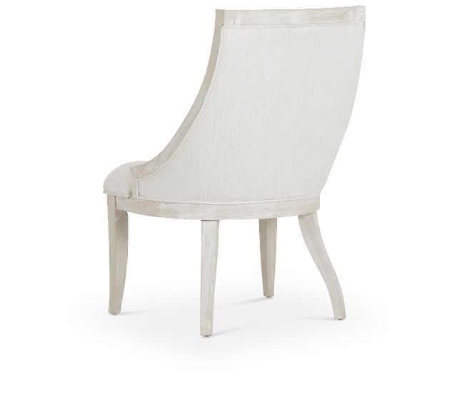 Boca Grande Light Tone Curved Upholstered Side Chair