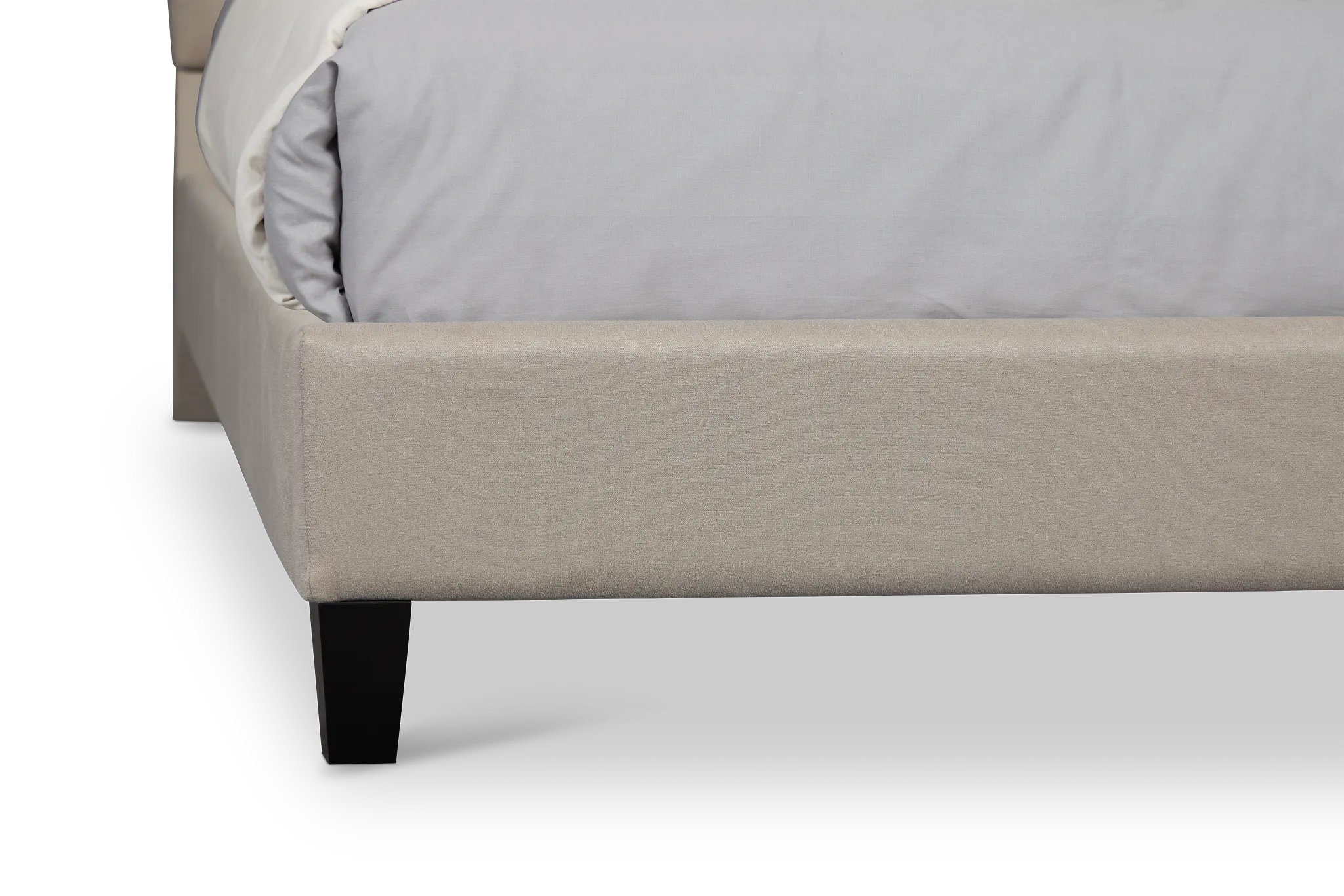 Lucy Light Gray Uph Platform Bed