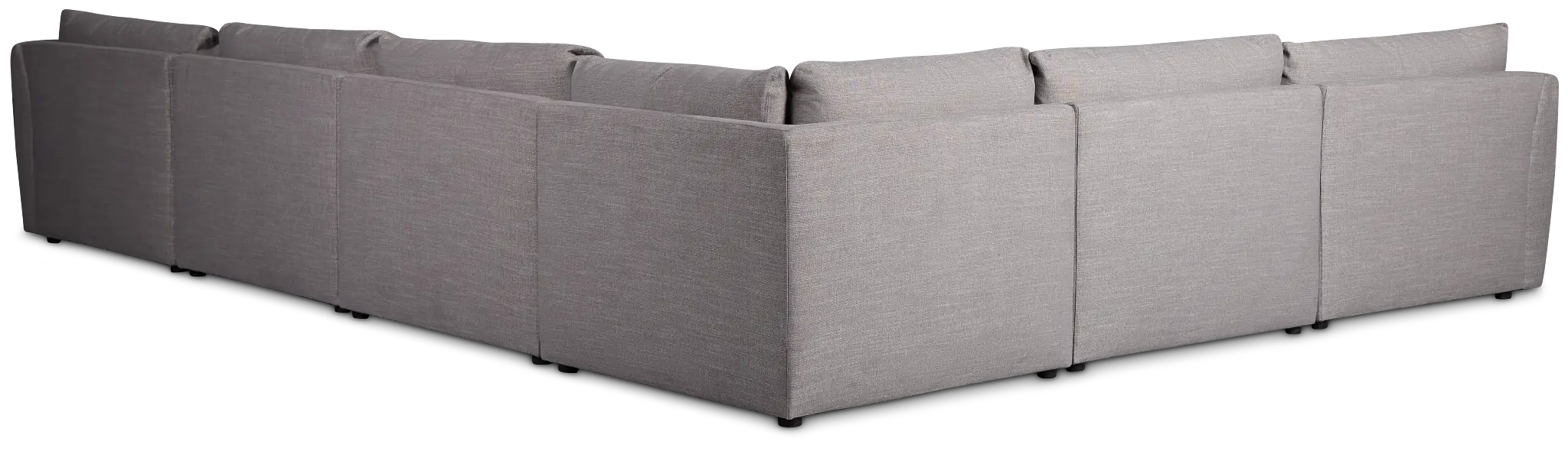 Serena Gray Fabric 6-piece Modular Sectional Serena Gray Fabric 6-piece Modular Sectional