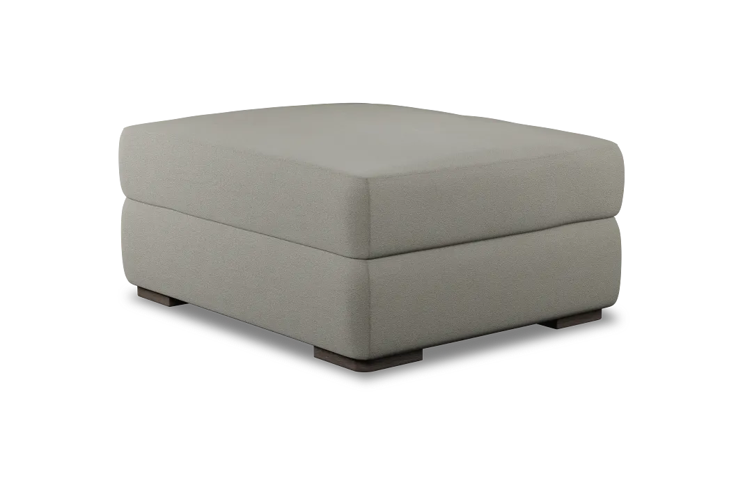Edgewater Elite Gray Ottoman