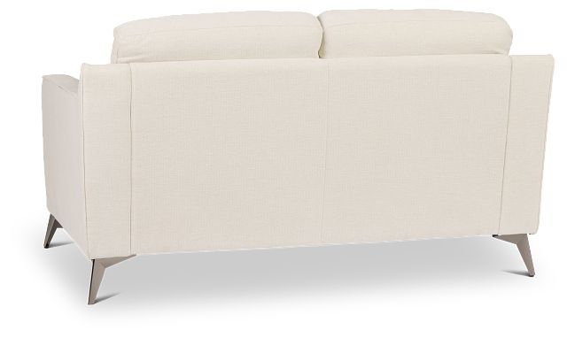 Talia Light Beige Fabric Loveseat