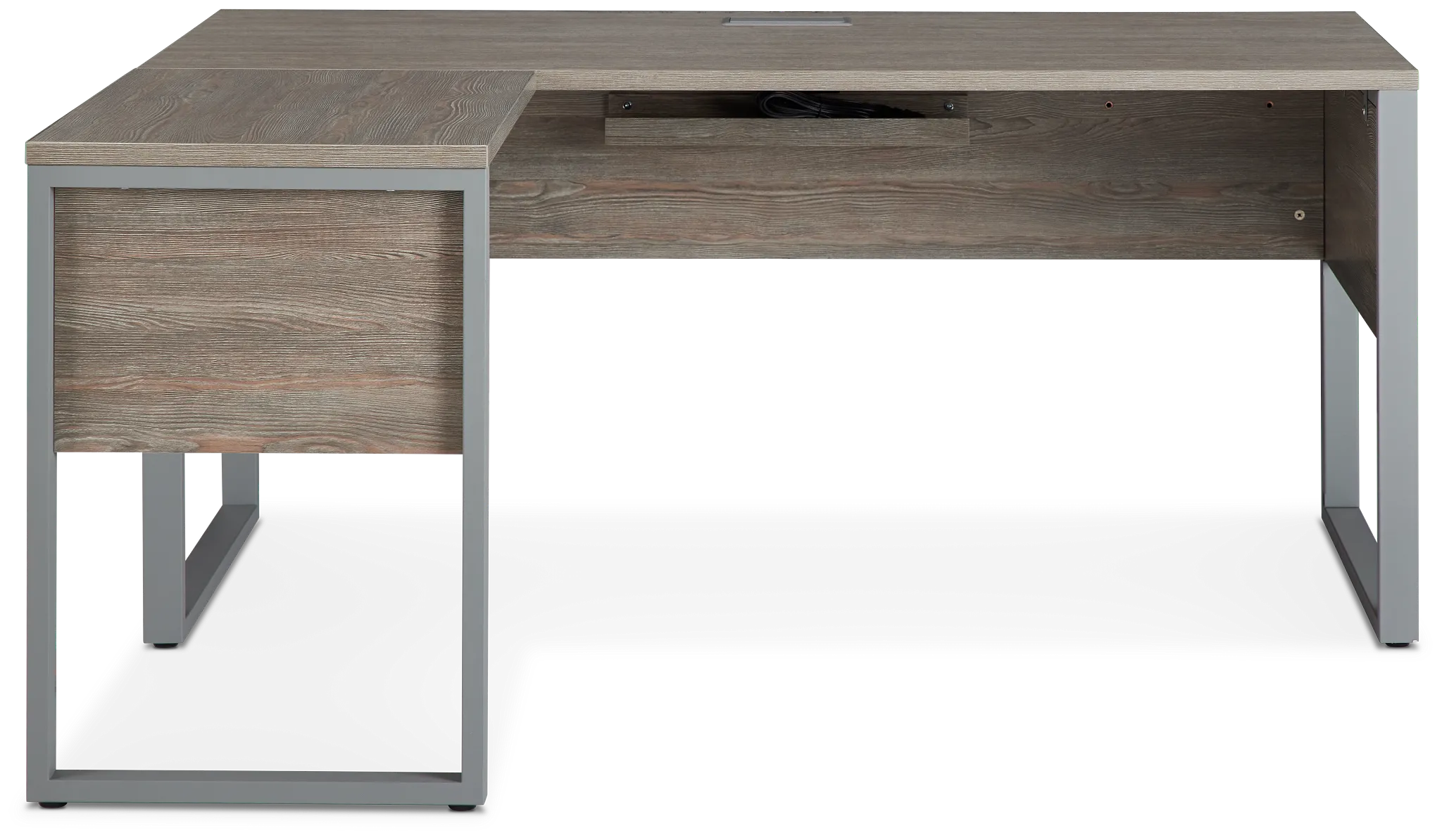 Clark Gray 32" Return Desk