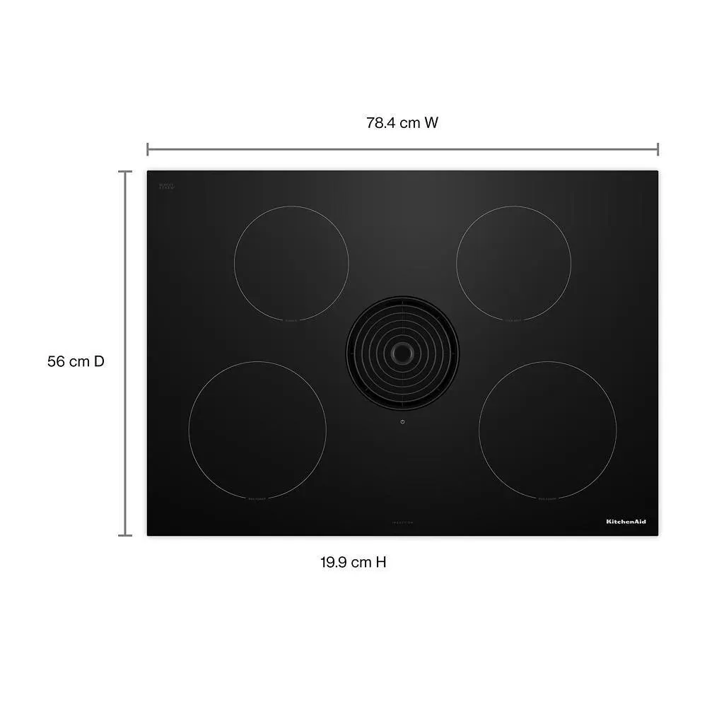 Kitchenaid 930 Series Black Induction Cook Top