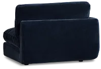 Jules Dark Blue Velvet Left Chair