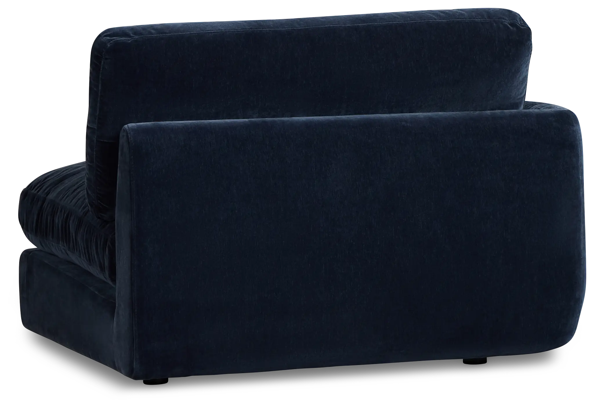 Jules Dark Blue Velvet Left Chair Jules Dark Blue Velvet Left Chair