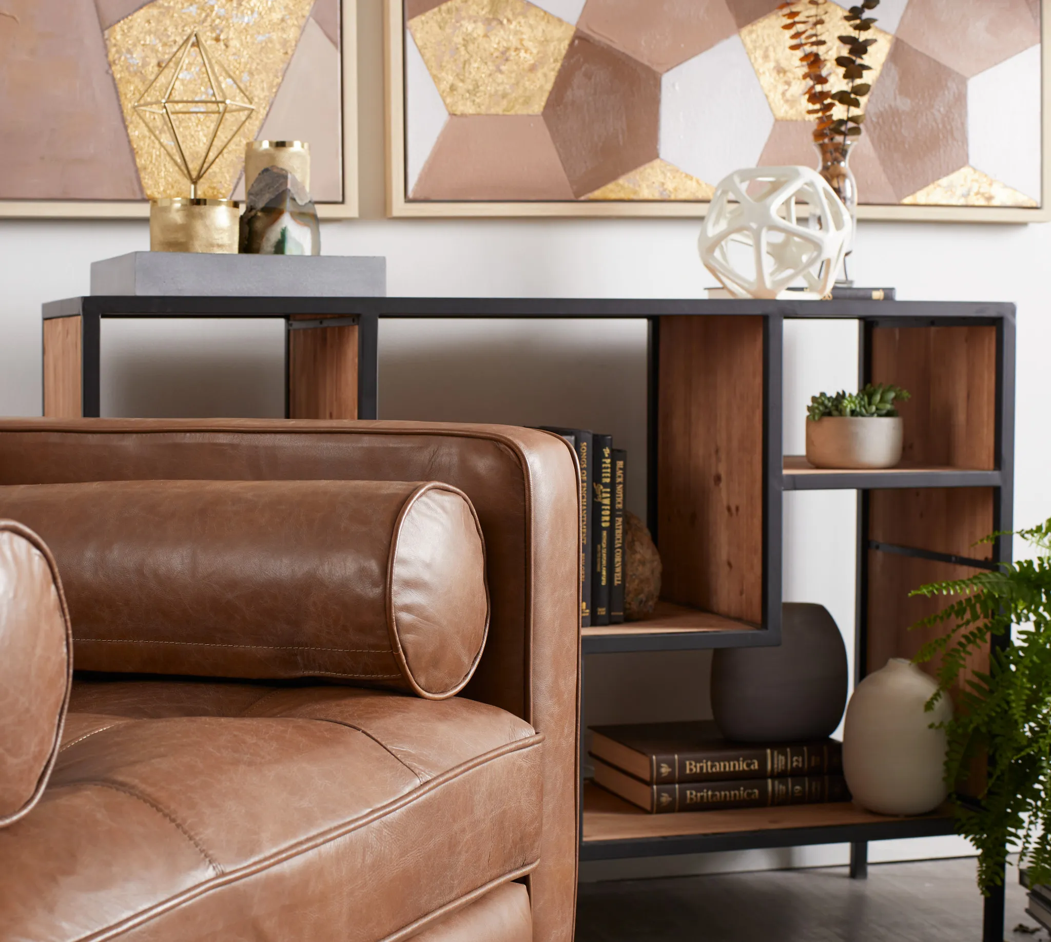 Nova Gold Framed Wall Art