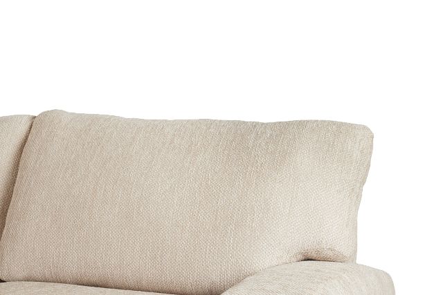 Alpha Beige Fabric Large Two-arm Sectional