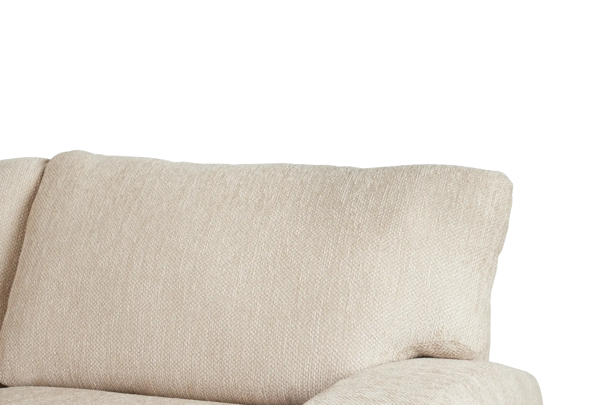 Alpha Beige Fabric Large Two-arm Sectional Alpha Beige Fabric Large Two-arm Sectional