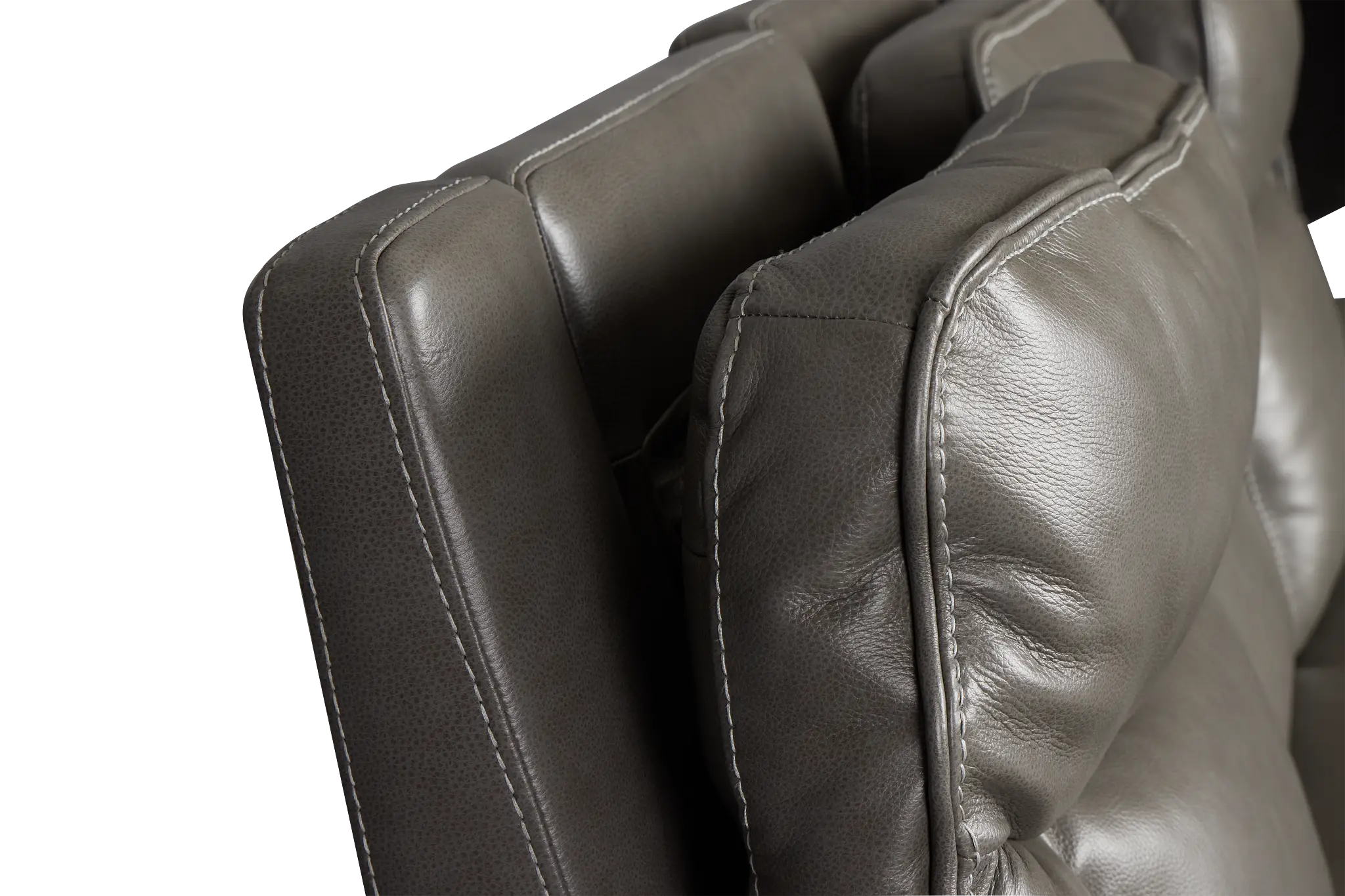 Jasper Gray Leather Power Reclining Sofa Jasper Gray Leather Power Reclining Sofa