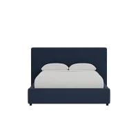 Grayton Joya Dark Blue 44" Upholstered Platform Bed