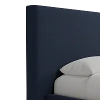 Grayton Joya Dark Blue 54" Upholstered Platform Bed