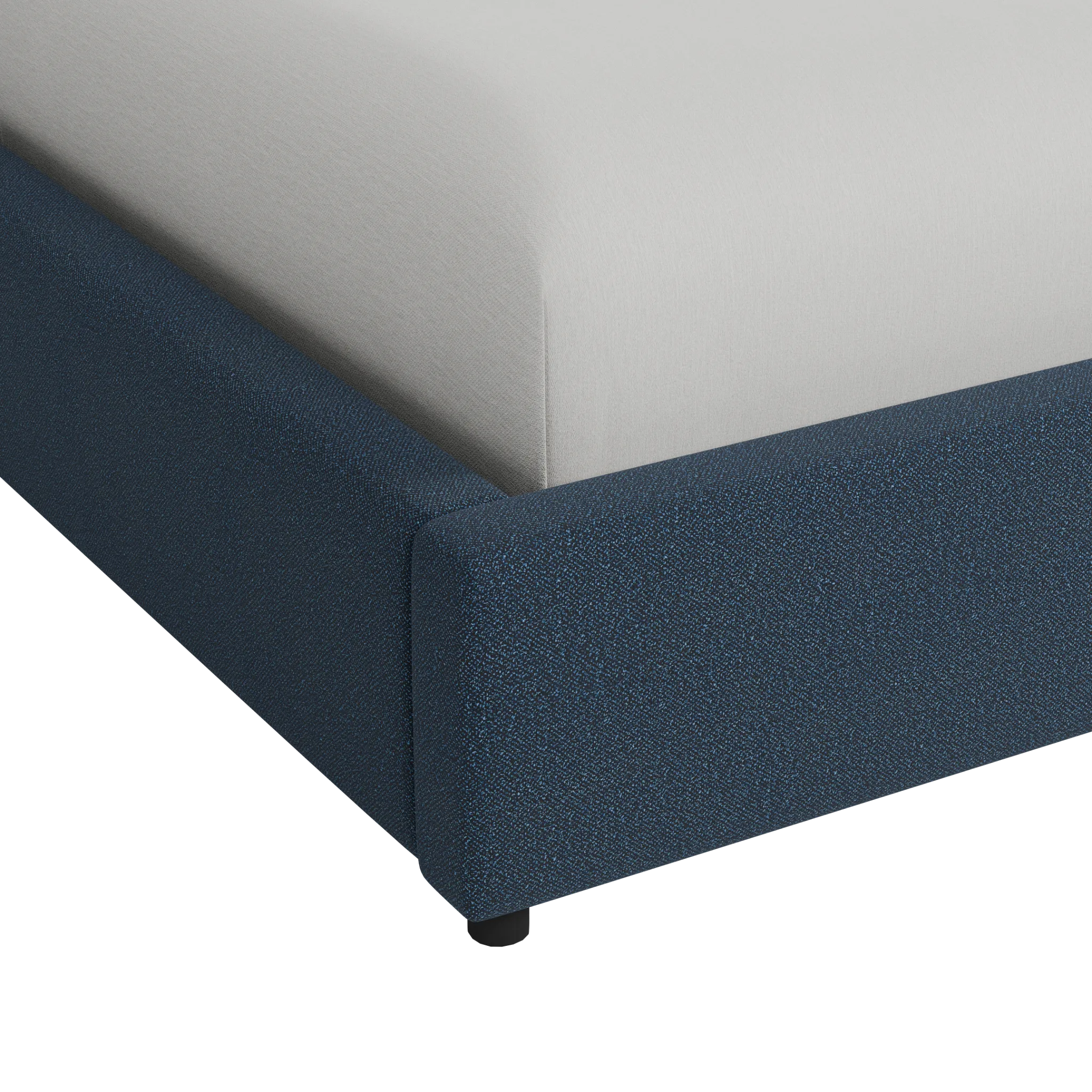 Grayton Elite Navy 44" Upholstered Platform Bed