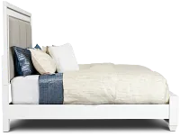 Manhattan White Platform Bed