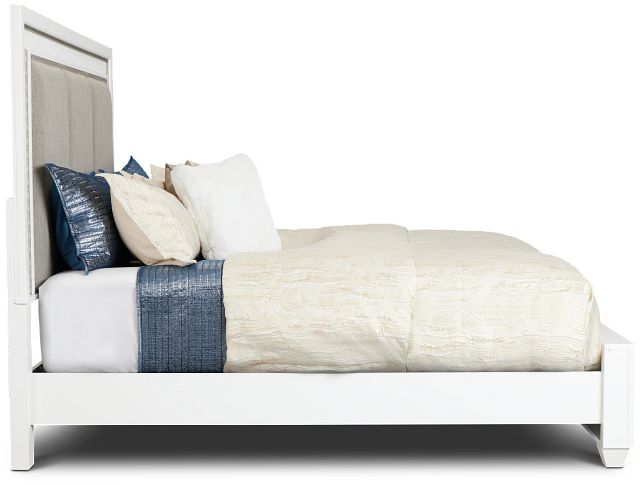 Manhattan White Platform Bed