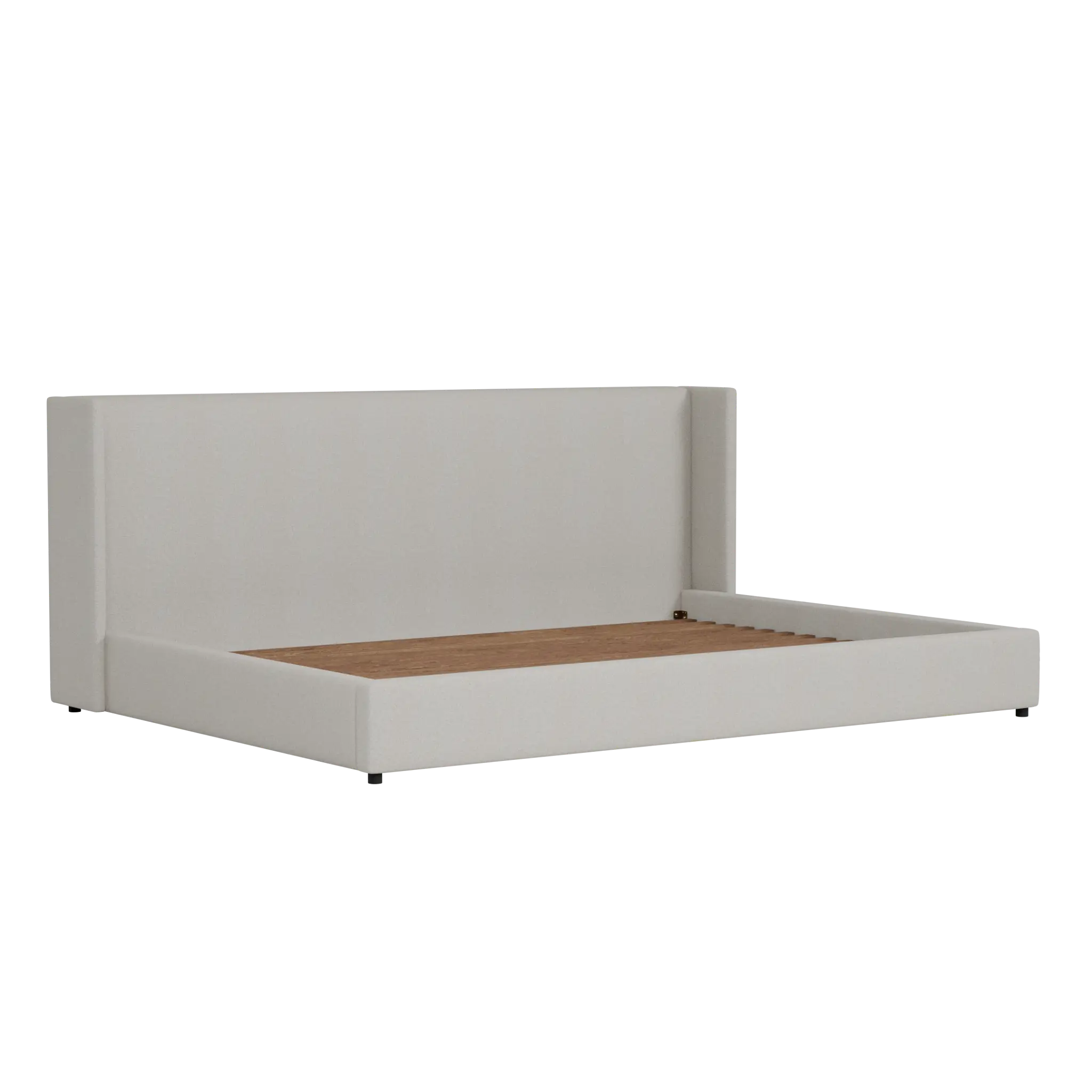 Captiva Elevation Khaki 48" Upholstered Shelter Bed Captiva Elevation Khaki 48" Upholstered Shelter Bed