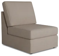 Citymod Beige Fabric Armless Chair